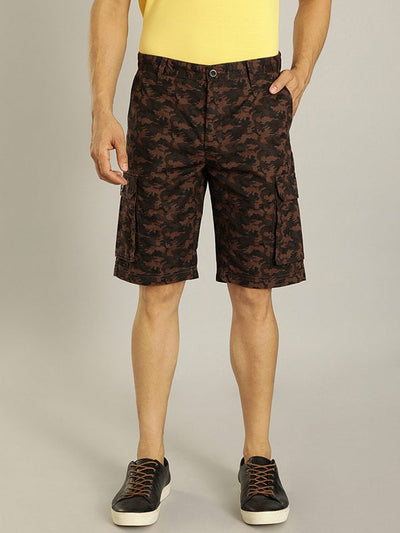 Men Printed Cargo Shorts