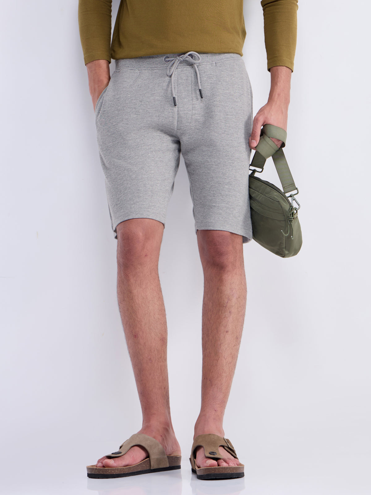 Solid Shorts - Lt Grey M. t4option_0