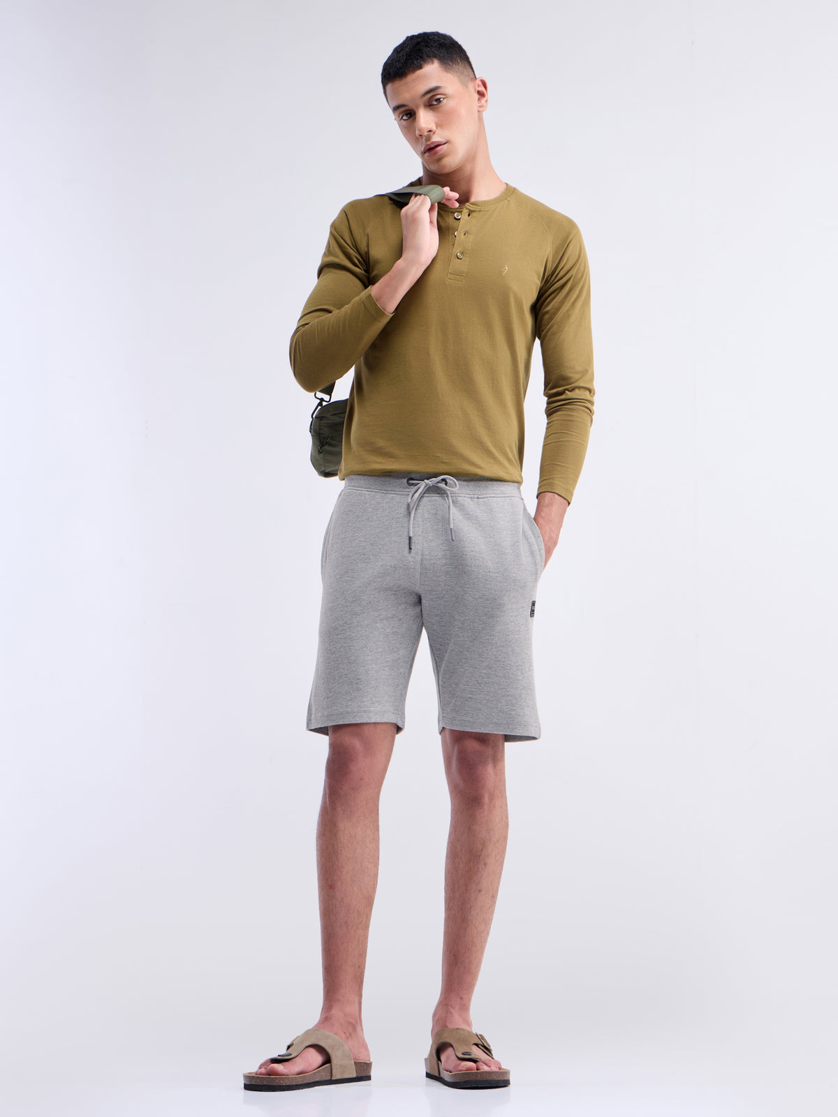 Solid Shorts - Lt Grey M. t4option_0