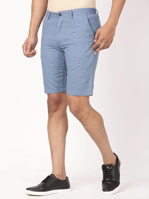 Men's Printed Cotton Shorts Indian Terrain Fashions Limited t4option_1