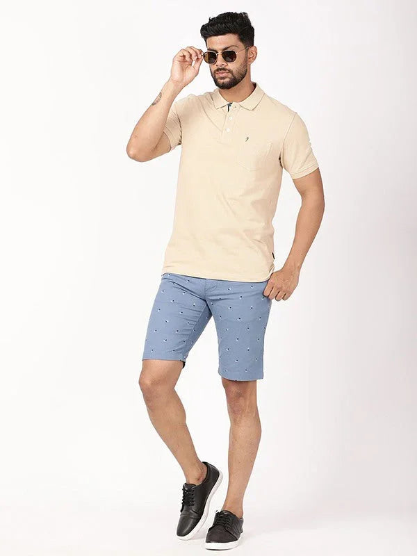 Men's Printed Cotton Shorts Indian Terrain Fashions Limited t4option_1