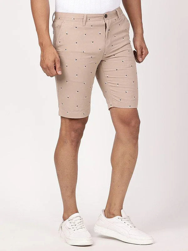 Men's Printed Cotton Shorts
