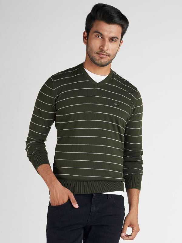 Buy Melange Grey Sweaters & Cardigans for Men by INDIAN TERRAIN Online