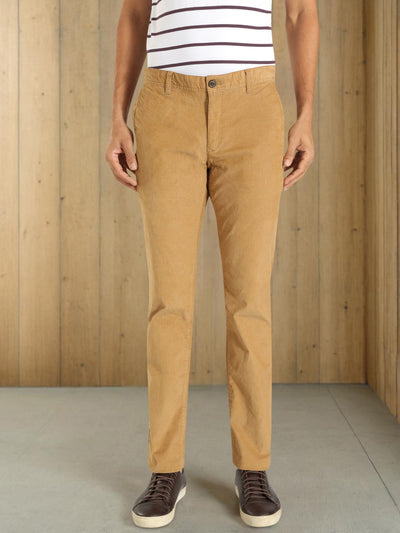 Men Kansas Fit Cotton Stretch Trouser