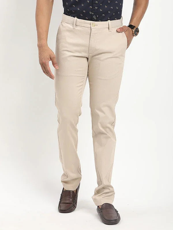 Men's Brooklyn Fit Cotton Stretch Trousers