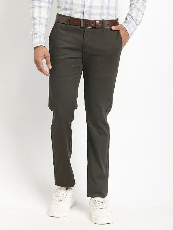 Men's Brooklyn Fit Cotton Stretch Trousers