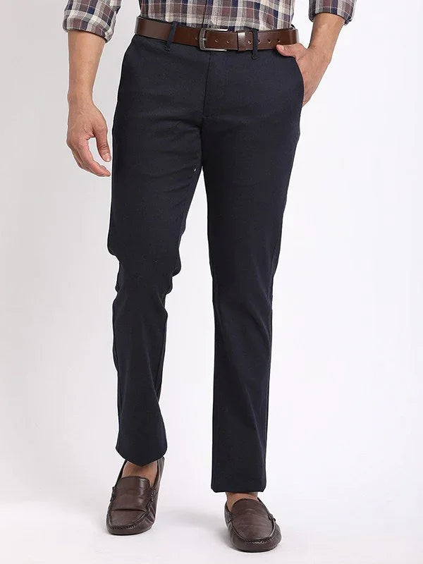 Men's Brooklyn Fit Cotton Stretch Trousers