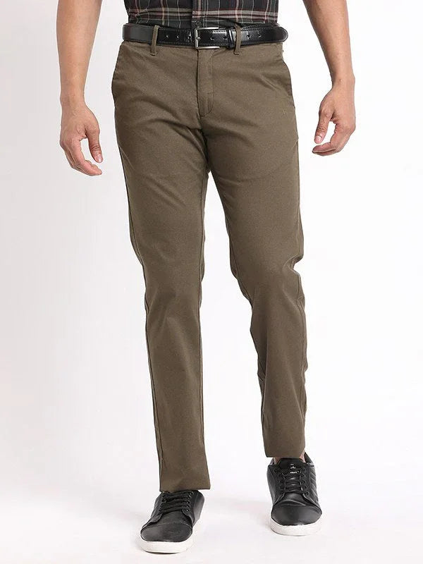 Men's Brooklyn Fit Cotton Stretch Trousers