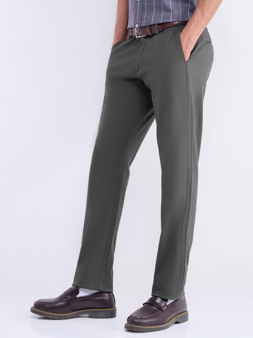 Brooklyn Fit Cotton Stretch Trousers - Dark Grey t4option_7