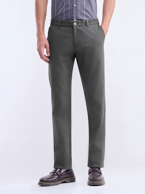 Brooklyn Fit Cotton Stretch Trousers - Dark Grey t4option_7