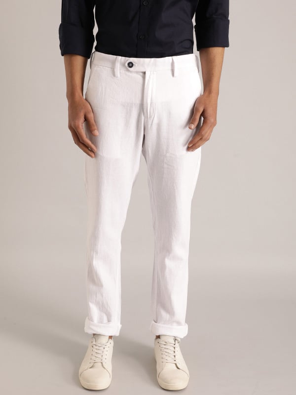 Mens Grey Linen Trouser at Rs 1299 | Men Casual Trouser in Mumbai | ID:  6811179048