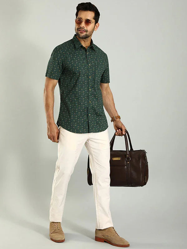 Slim Fit Cotton Trouser
