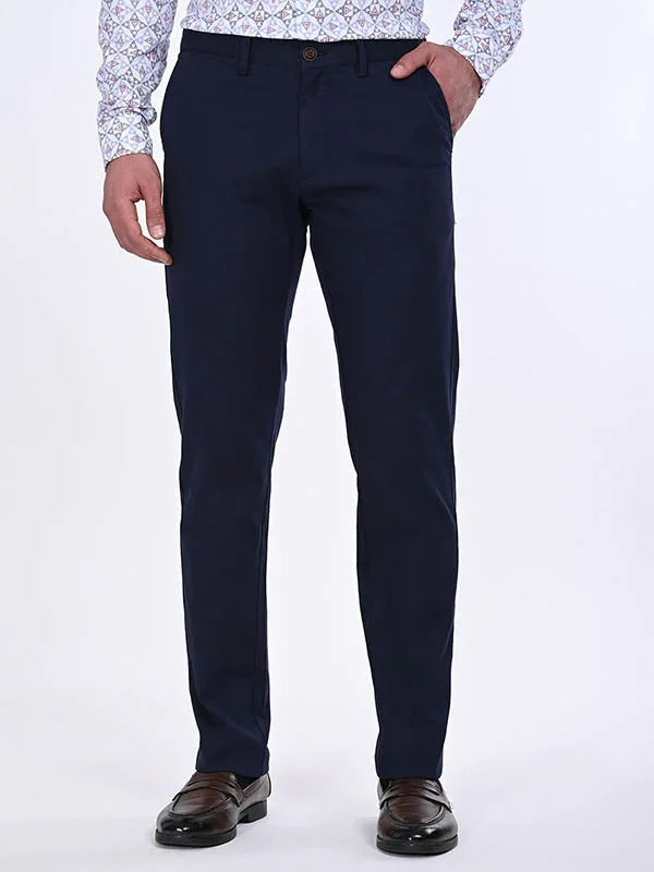 Men's Brooklyn Fit Cotton Stretch Trousers