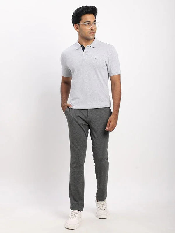 Slim Comfort Fit Cotton Poly Trouser