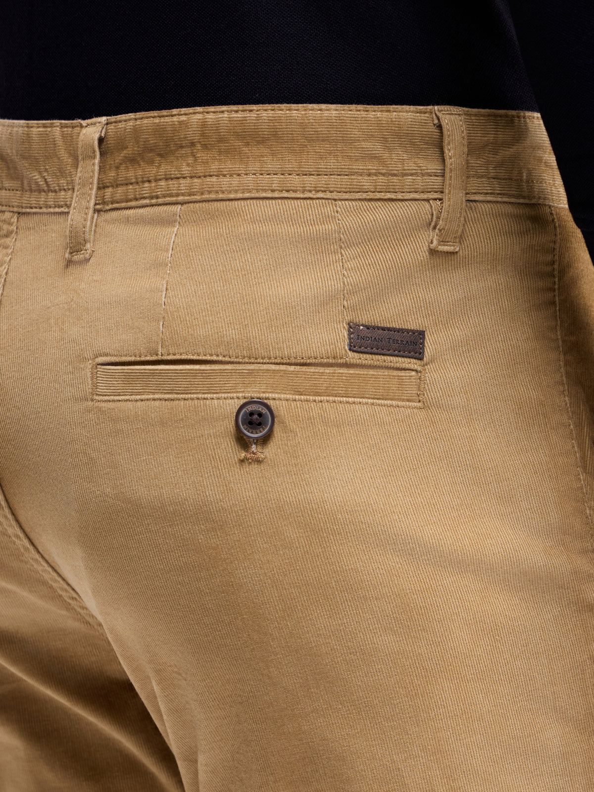 Solid Slim Fit Trousers - Brit Khaki t4option_3