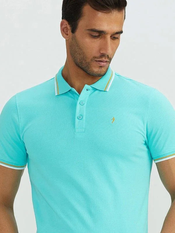 Men's Solid Polo T Shirt