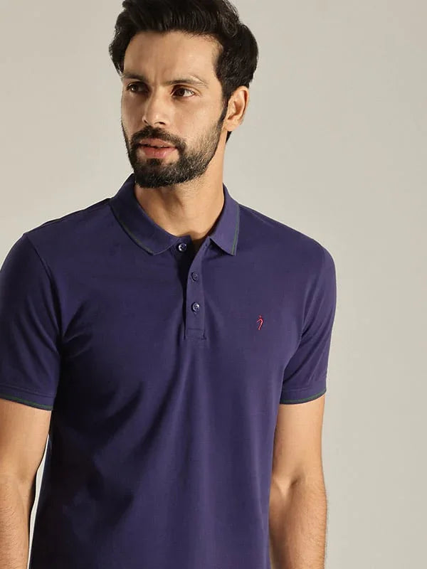 Men's Solid Polo T Shirt
