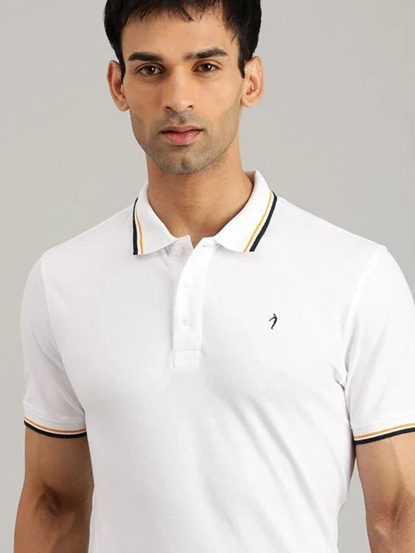 Men's Solid Polo T Shirt