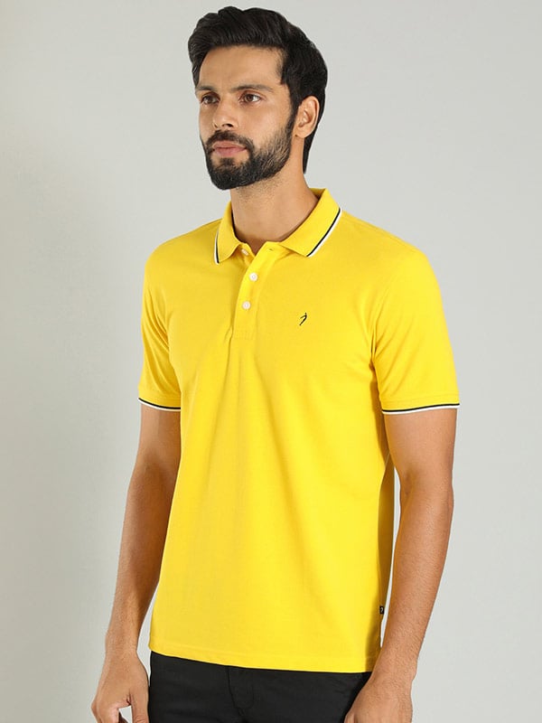 Buy Men's Solid Polo T-Shirt Online