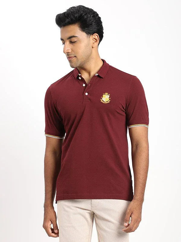 Men's Solid Polo T-Shirt