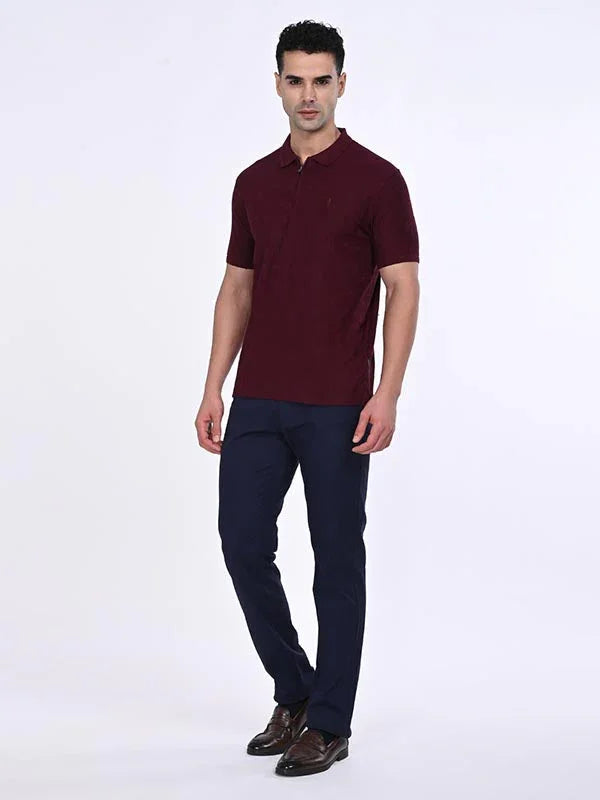 Men's Solid Polo T-Shirt