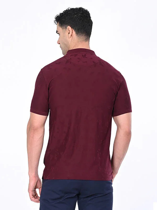 Men's Solid Polo T-Shirt