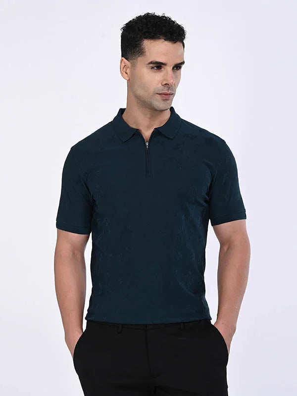 Men's Solid Polo T-Shirt