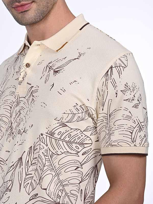 Men's Printed Polo T-Shirt