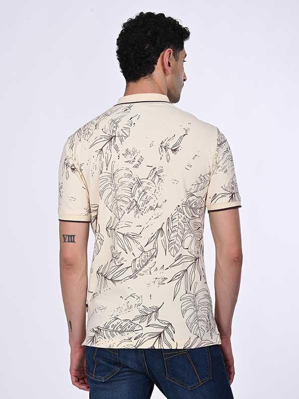 Men's Printed Polo T-Shirt