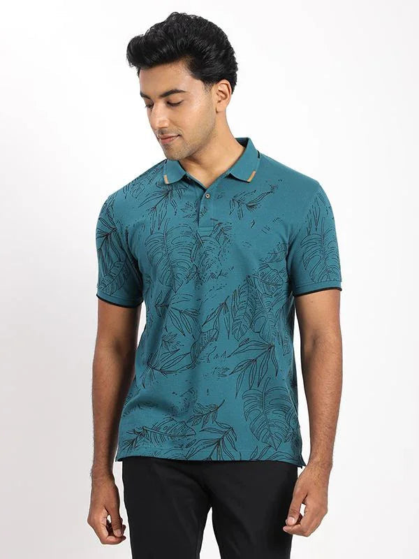 Men's Printed Polo T-Shirt