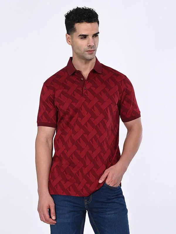 Men's Printed Polo T-Shirt Indian Terrain Fashions Limited