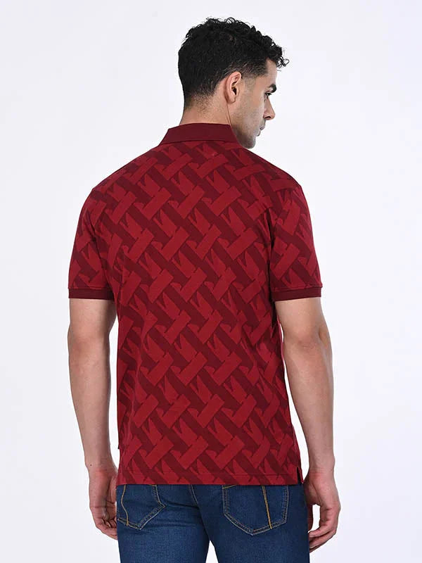 Men's Printed Polo T-Shirt Indian Terrain Fashions Limited
