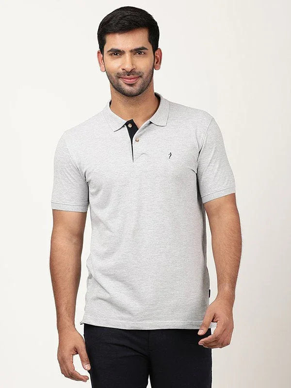 Men's Solid Polo T-Shirt