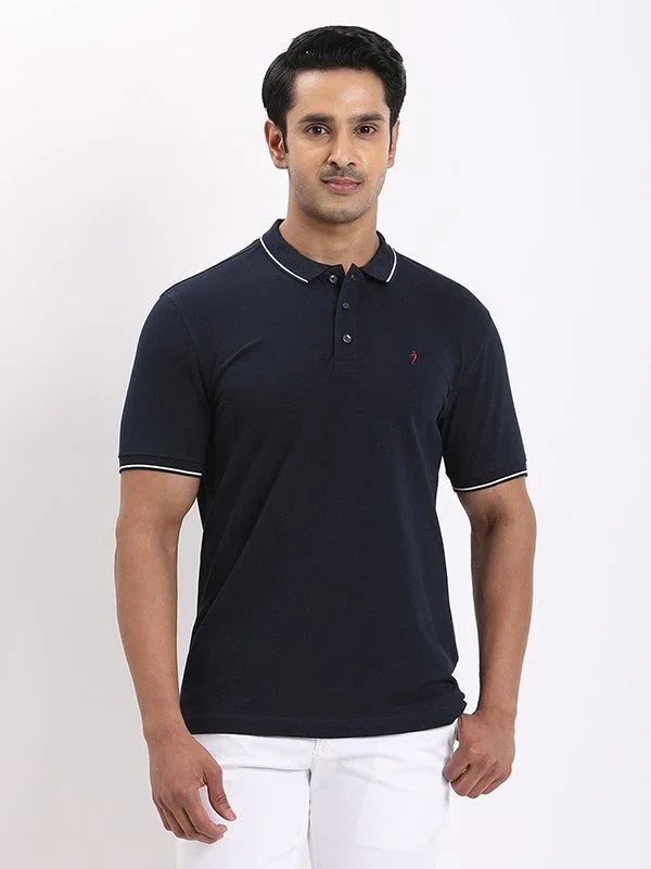 Men's Solid Polo T-Shirt