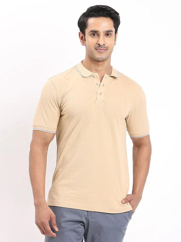 Men's Solid Polo T-Shirt