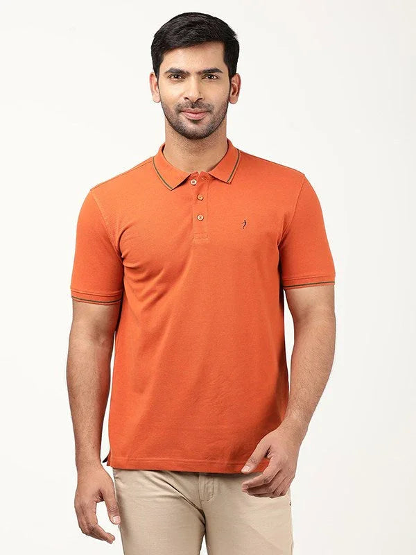 Men's Solid Polo T-Shirt