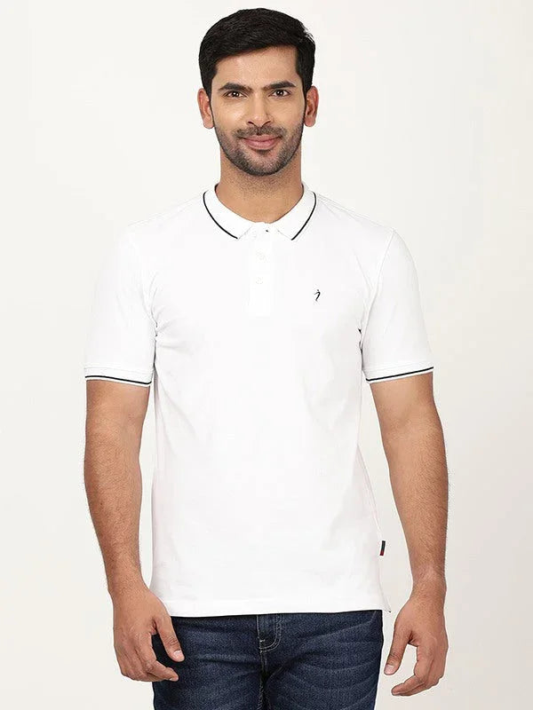 Men's Solid Polo T-Shirt