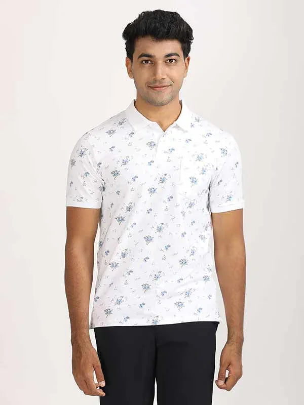 Men's Printed Polo T-Shirt