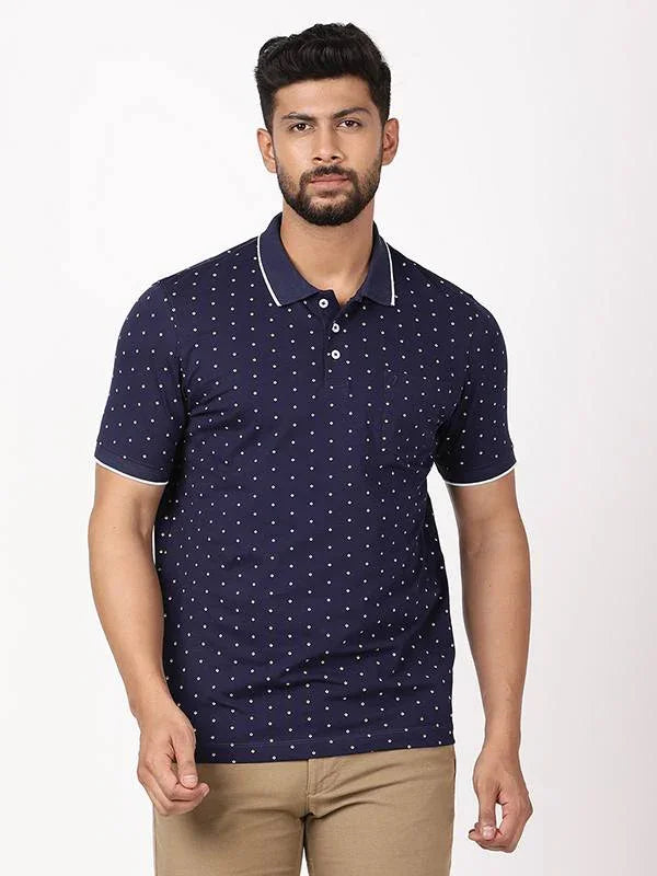 Men's Printed Polo T-Shirt Indian Terrain Fashions Limited