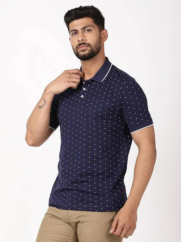 Men's Printed Polo T-Shirt Indian Terrain Fashions Limited