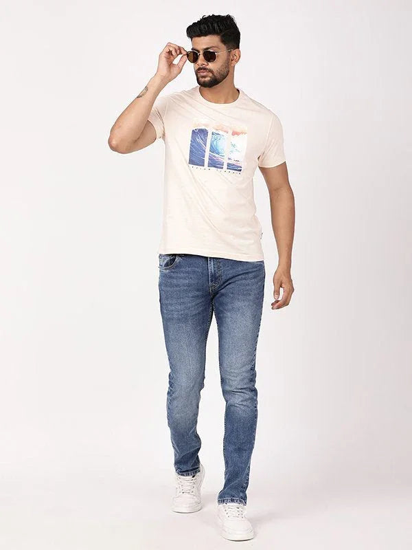 Men's Graphic Crew Neck T-Shirt