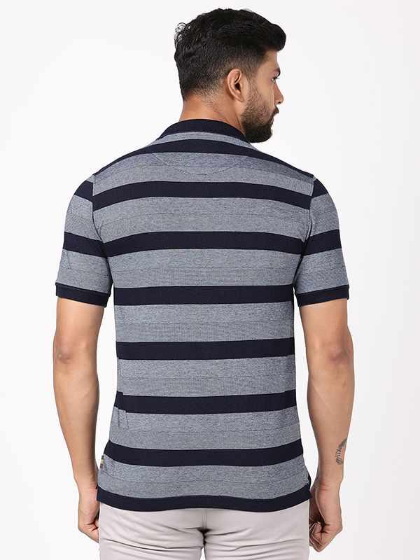Men's Striped Polo T-Shirt