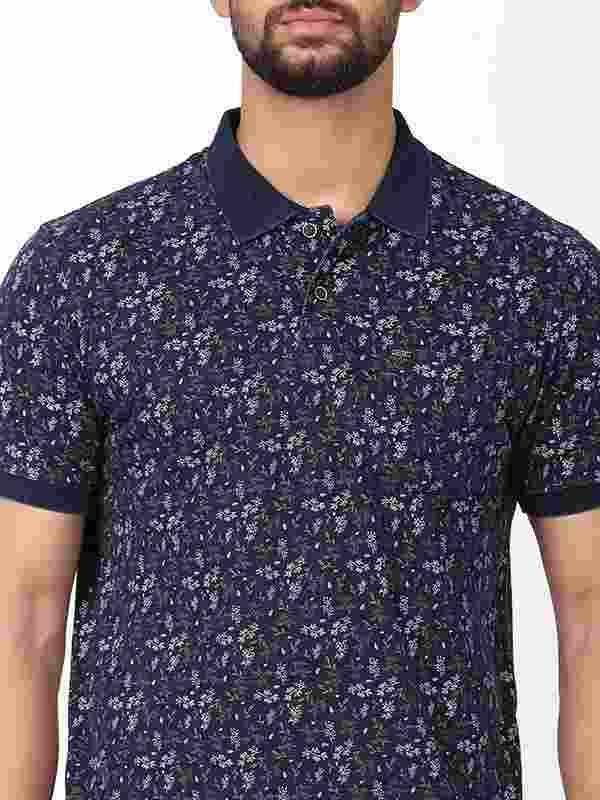 Men's Printed Polo T-Shirt