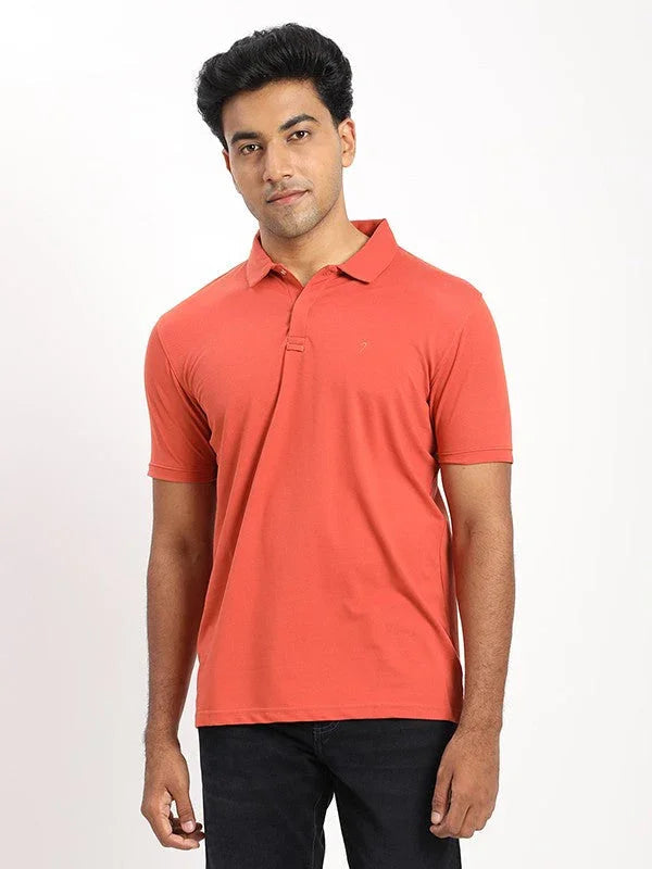 Men's Solid Polo T-Shirt