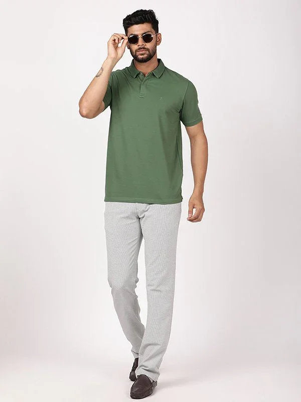 Men's Solid Polo T-Shirt