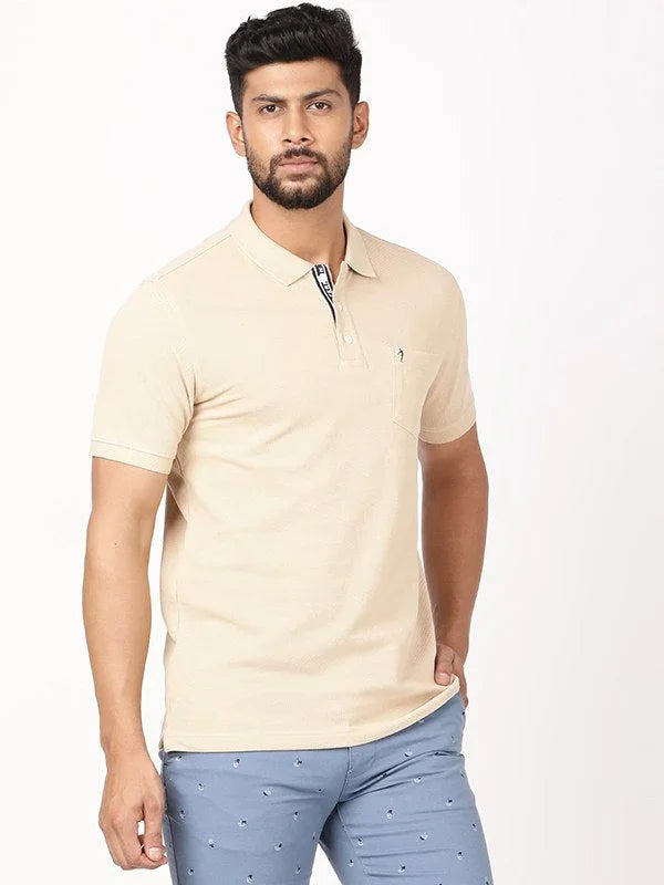 Men's Solid Polo T-Shirt