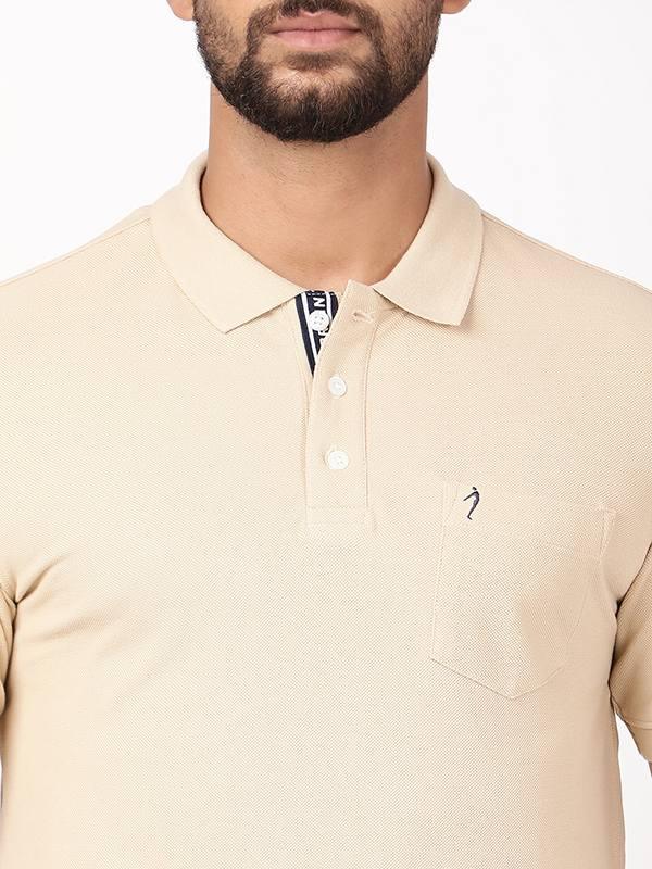 Men's Solid Polo T-Shirt
