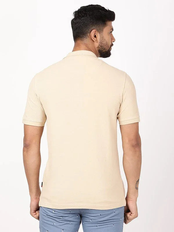 Men's Solid Polo T-Shirt