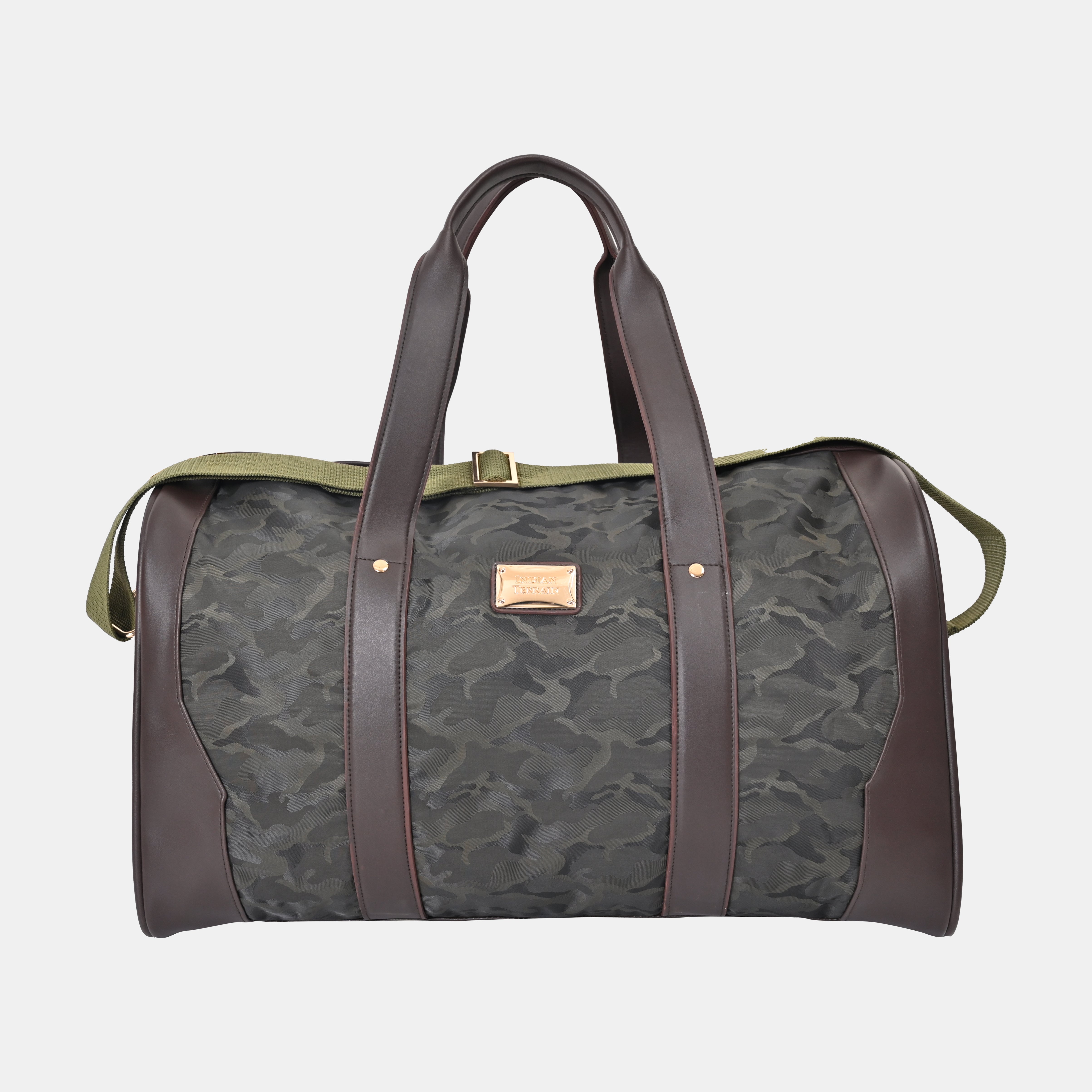 Faux leather duffle bag online