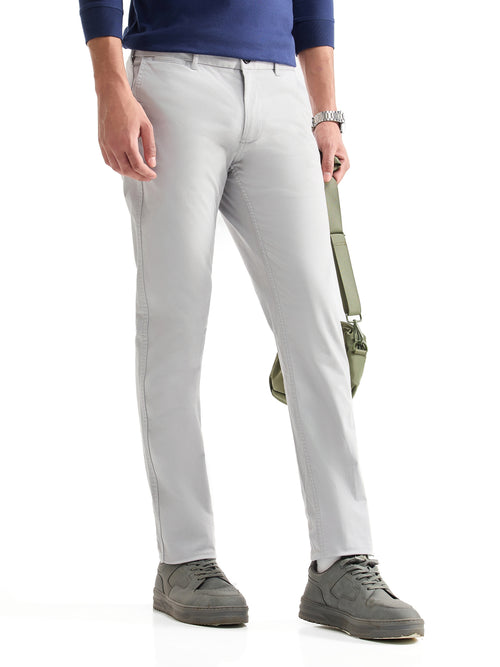 Brooklyn Fit Cotton Stretch Trouser - Cement t4option_4